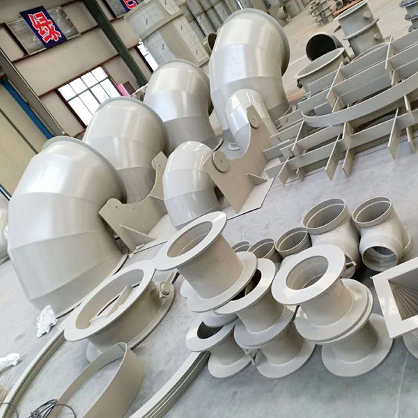PP排（pái）風管道彎頭